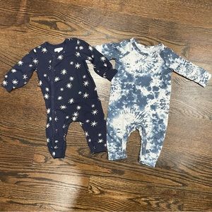 Grayson Mini Rompers (set of 2) 6-9m